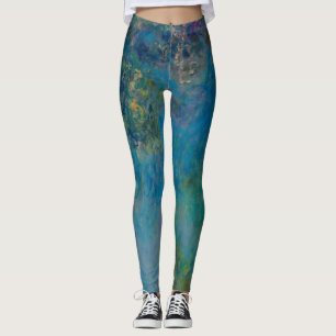 Claude Monet Wisteria Kunstgalerie Al Porto Leggings