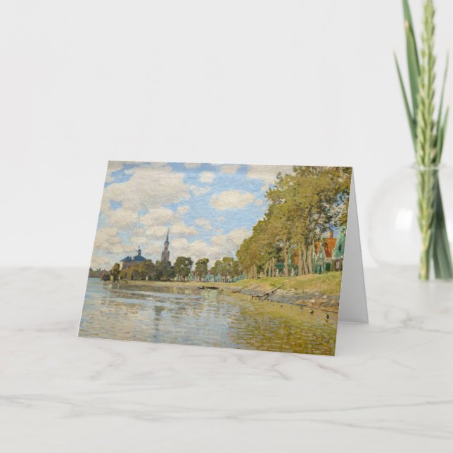 Claude Monet - Zaandam Karte (Vorderseite)