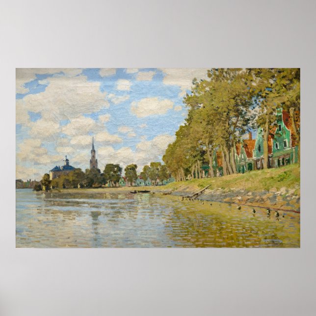 Claude Monet - Zaandam Poster (Vorne)