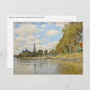 Claude Monet - Zaandam Postkarte