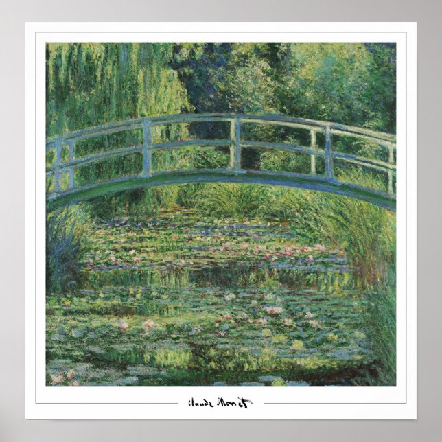 Claude Monet Zedign Art Poster #1 (Vorne)