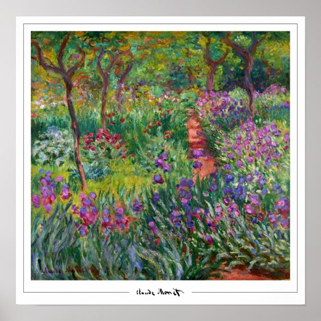 Claude Monet Zedign Art Poster #141-2 (Vorne)