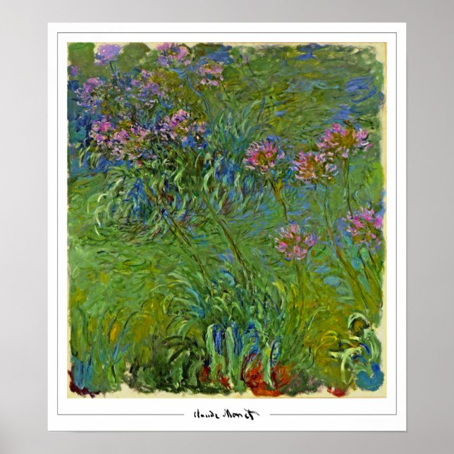 Claude Monet Zedign Art Poster #158 (Vorne)