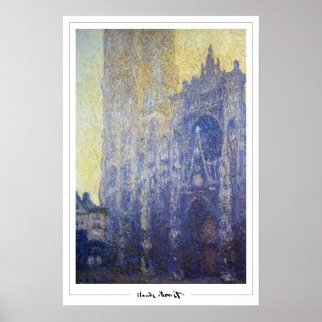 Claude Monet Zedign Art Poster #170-2 (Vorne)