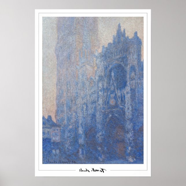 Claude Monet Zedign Art Poster #18-2 (Vorne)