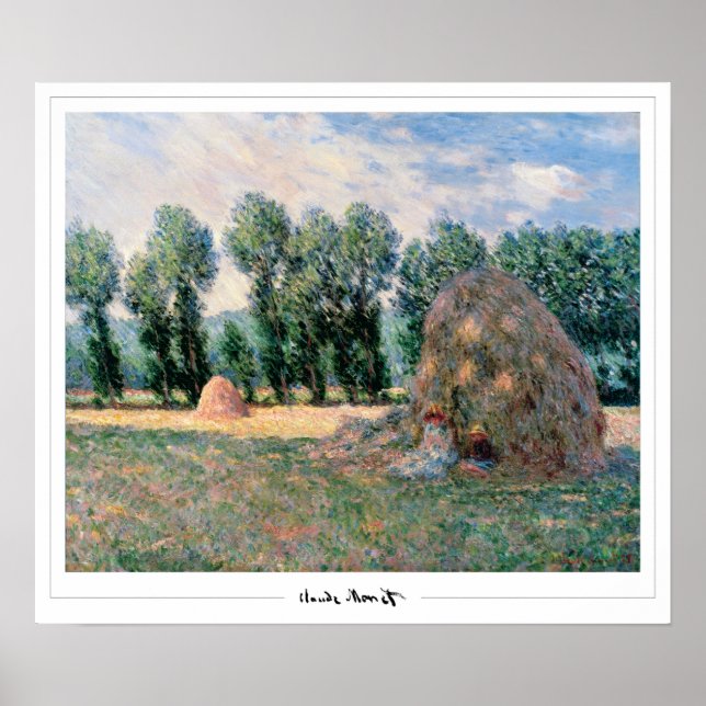 Claude Monet Zedign Art Poster #21-2 (Vorne)