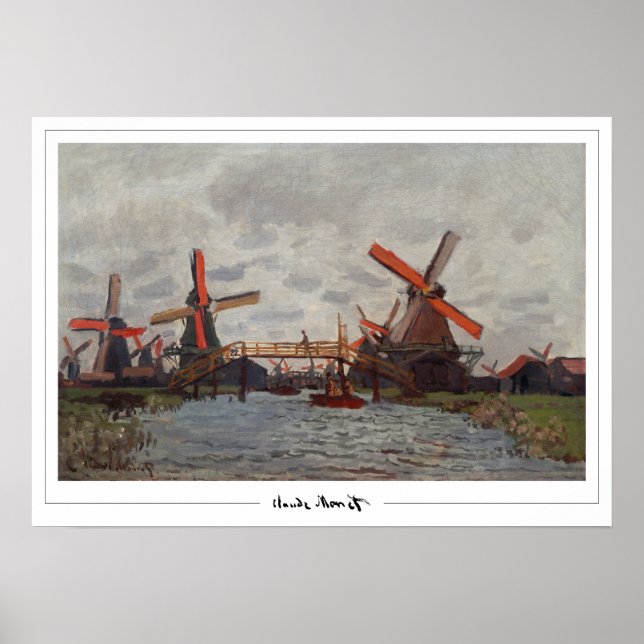 Claude Monet Zedign Art Poster #22-2 (Vorne)