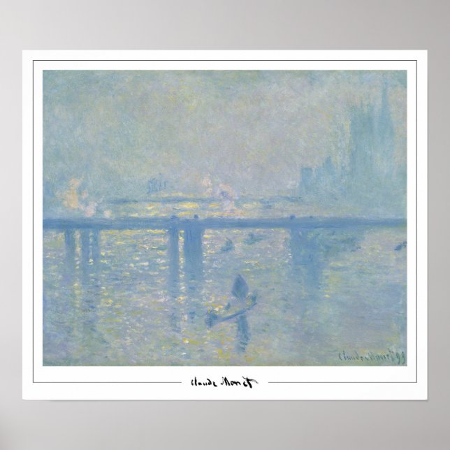 Claude Monet Zedign Art Poster #27-2 (Vorne)