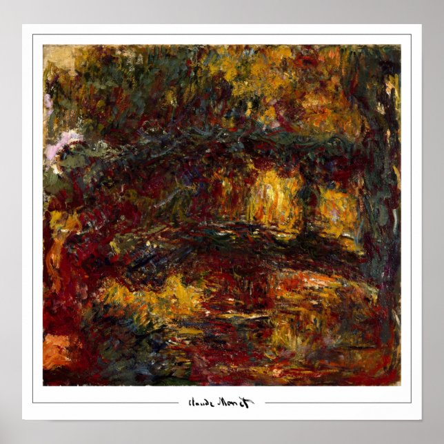 Claude Monet Zedign Art Poster #2-2 (Vorne)