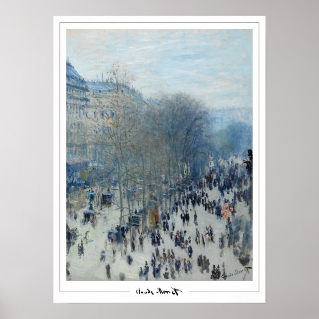 Claude Monet Zedign Art Poster #3 (Vorne)
