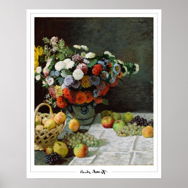 Claude Monet Zedign Art Poster #32-2 (Vorne)