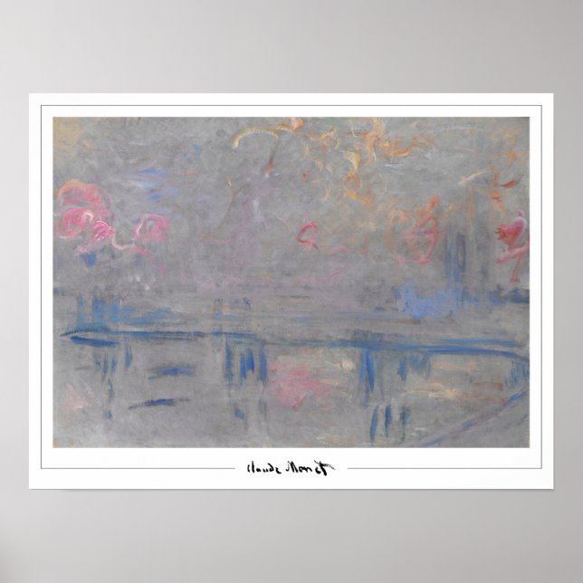 Claude Monet Zedign Art Poster #33-2 (Vorne)
