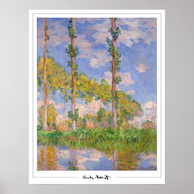 Claude Monet Zedign Art Poster #34 (Vorne)