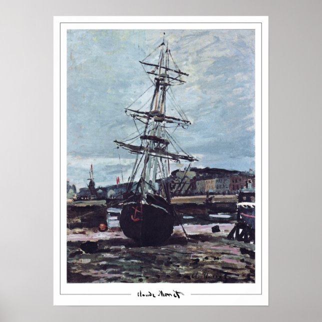 Claude Monet Zedign Art Poster #401-2 (Vorne)