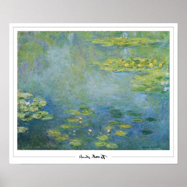 Claude Monet Zedign Art Poster #41-2 (Vorne)