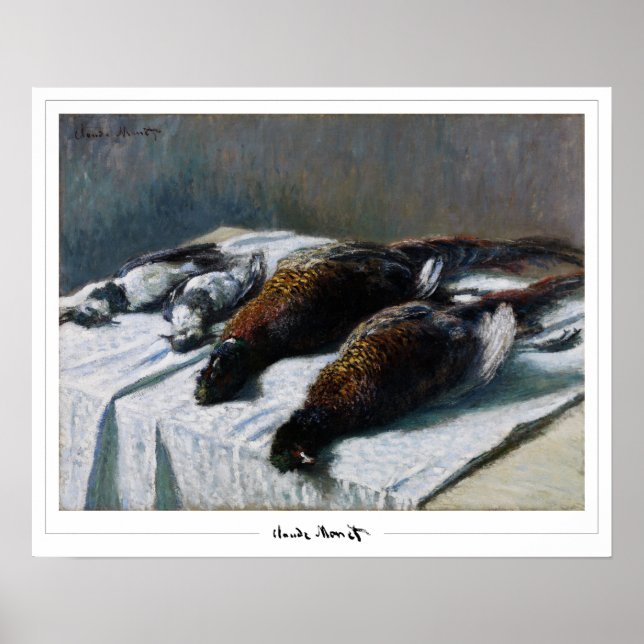Claude Monet Zedign Art Poster #44-2 (Vorne)