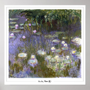 Claude Monet Zedign Art Poster #46-2