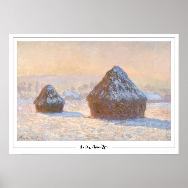 Claude Monet Zedign Art Poster #49 (Vorne)