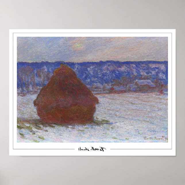 Claude Monet Zedign Art Poster #494 (Vorne)
