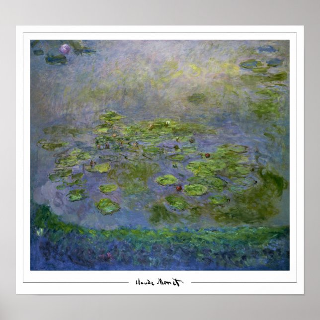Claude Monet Zedign Art Poster #53 (Vorne)