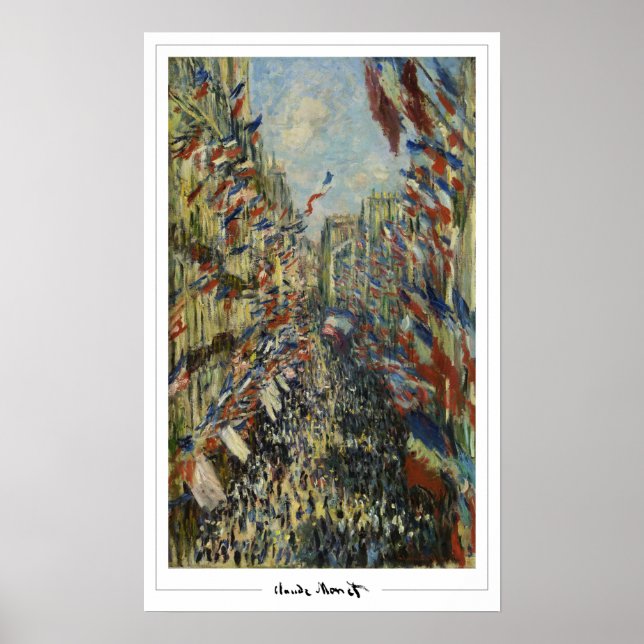Claude Monet Zedign Art Poster #54 (Vorne)