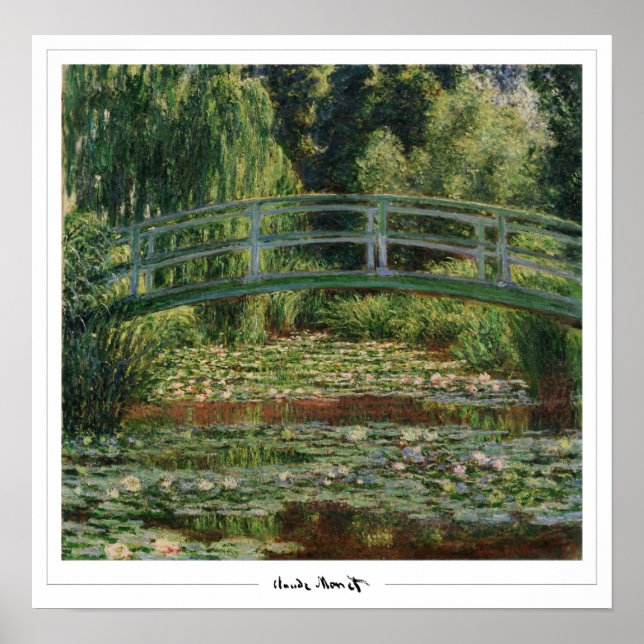 Claude Monet Zedign Art Poster #59 (Vorne)