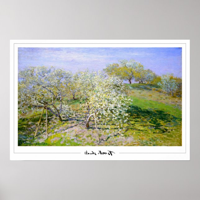 Claude Monet Zedign Art Poster #674 (Vorne)