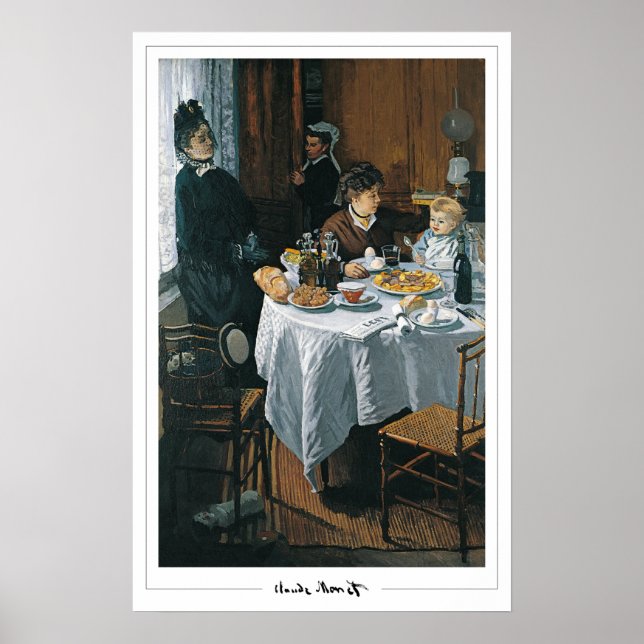 Claude Monet Zedign Art Poster #9-2 (Vorne)