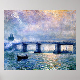 Claude Monets Charing Cross Bridge (1903) Poster