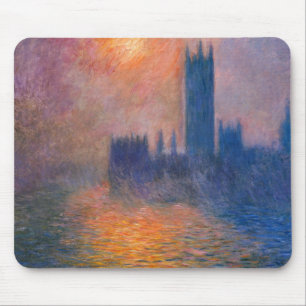 Claude Monets Die Häuser des Parlaments bei Sunset Mousepad