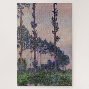 Claude Monets Drei Bäume bei grauem Wetter (1891) Puzzle