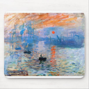 Claude Monets Eindruck, Sonnenaufgang (1872) Mousepad