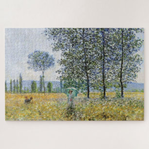 Claude Monets Felder im Frühling Puzzle