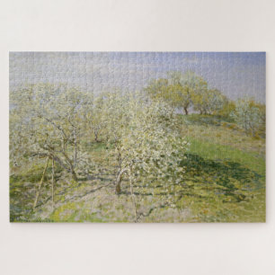 Claude Monets Frühling (Obstbäume in Blüte) 1873 Puzzle