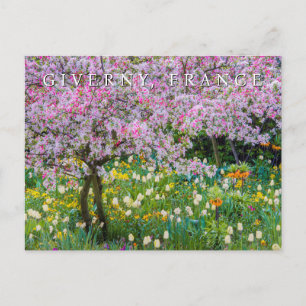 Claude Monets Garten   Happy Birthday Postkarte
