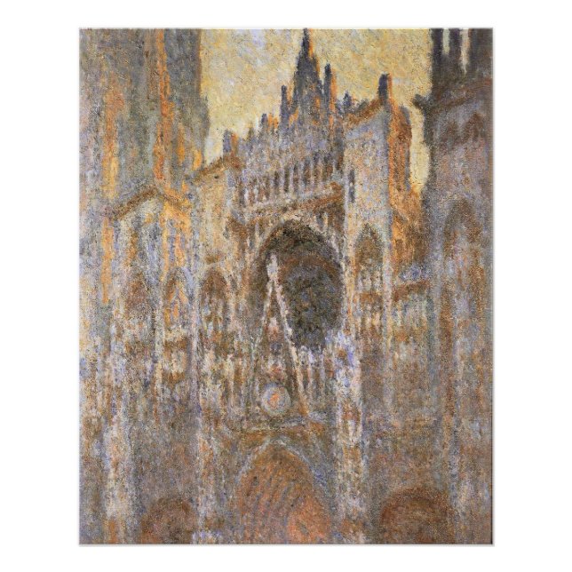 Claude Monets Gemälde, Rouen Cathedral 02, Poster (Vorderseite)