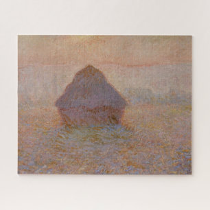 Claude Monets Grainstack, Sun in the Mist (1891) Puzzle