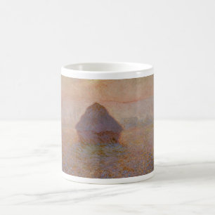 Claude Monets Kornstapel, Sonne im Nebel (1891) Kaffeetasse