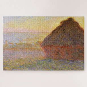 Claude Monets Kornstapel (Sonnenuntergang) (1890–1 Puzzle