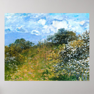 Claude Monets Kunstwerk, Frühling, Poster