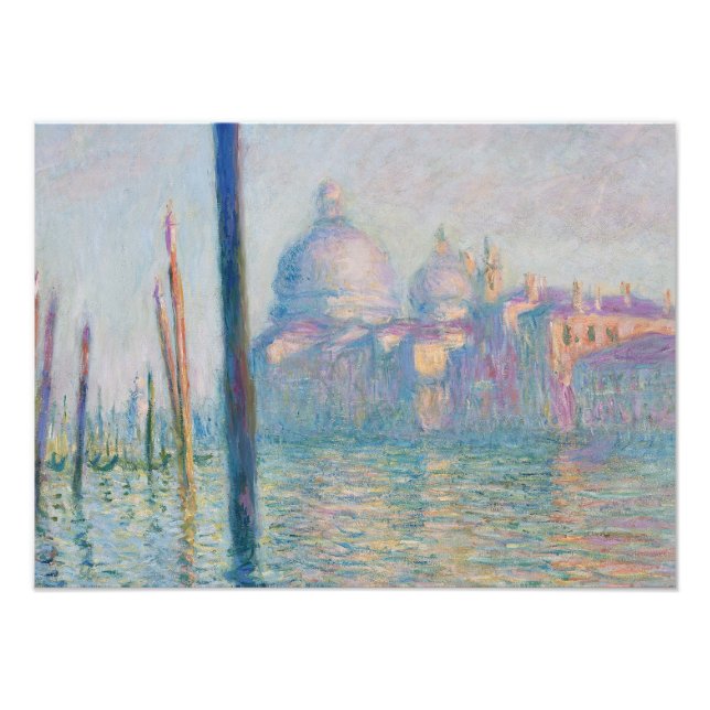 Claude Monets Le Grand Canal Fotodruck (Vorne)