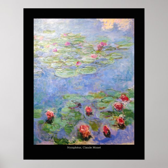 Claude Monets Lilies Poster (Vorne)