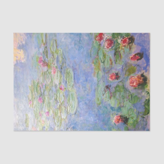 Claude Monets Lilies Seidenpapier (Vorderseite)