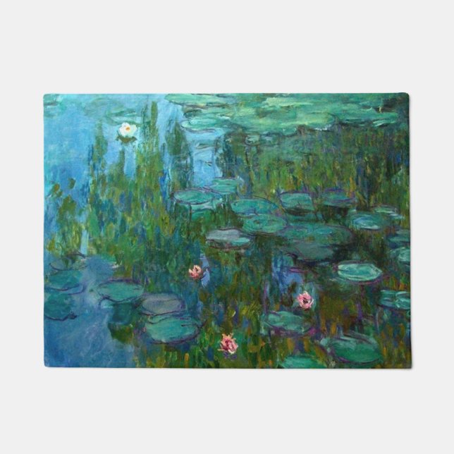Claude Monets Nymphéas Fußmatte (Vorderseite)