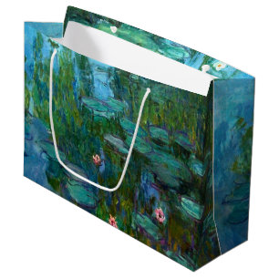 Claude Monets Nymphéas Große Geschenktüte