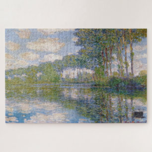 Claude Monets Pappeln an der Epte (1900) Puzzle