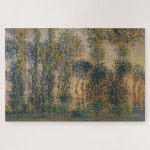 Claude Monets Pappeln in Giverny, Sonnenaufgang (1 Puzzle