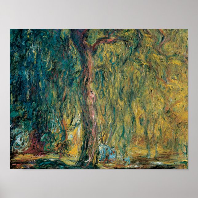 Claude Monets schleichender Willow Poster (Vorne)