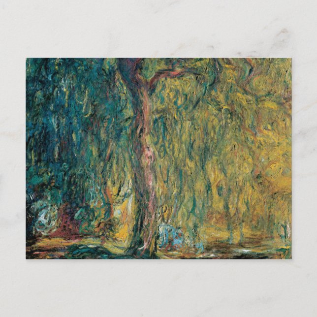 Claude Monets schleichender Willow Postkarte (Vorderseite)