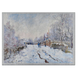 Claude Monets Schnee in Argentinien Schneidebrett